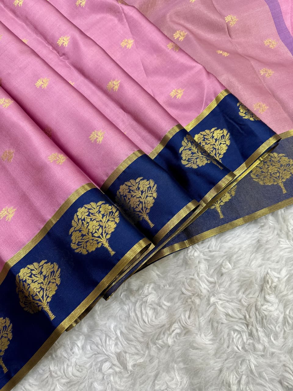 Banarasi soft  silk Fabric
